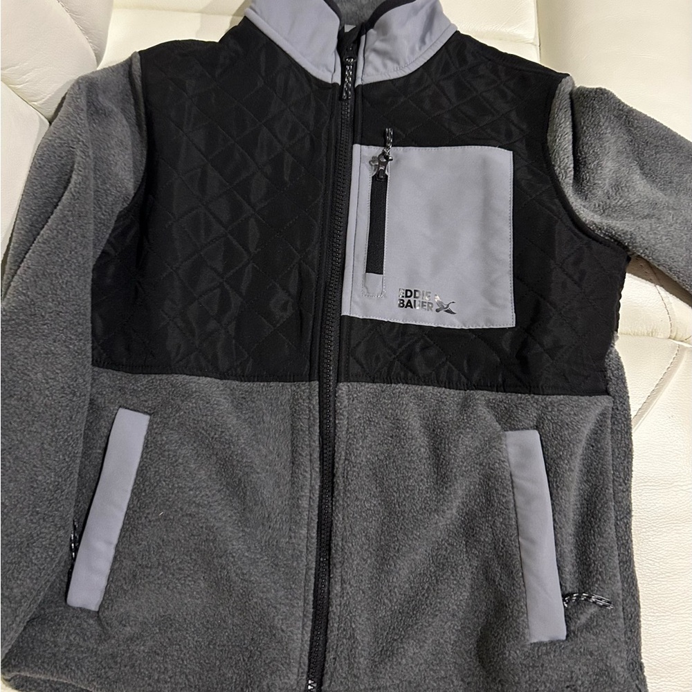 Eddie Bauer Kids Polar Fleece Jacket Size Medium 7/8